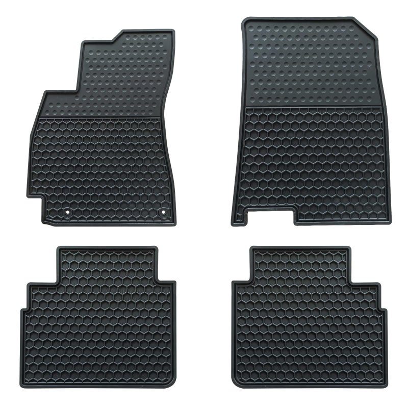 Megiteller Car Floor Mats Custom Fit for Hyundai Elantra 2020 2019 2018 2017 Odorless Washable Heavy Duty Rubber (All Weather) Floor Liners Black - Image 1